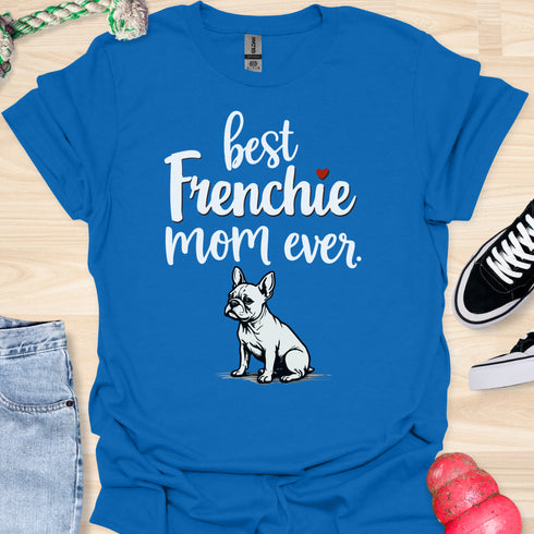 Best frenchie mom ever - V4 - Elegant Card T-Shirt